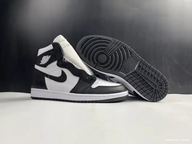 Cheap (2014) Retro Jordan Black White 555088-010 Air 1 0429